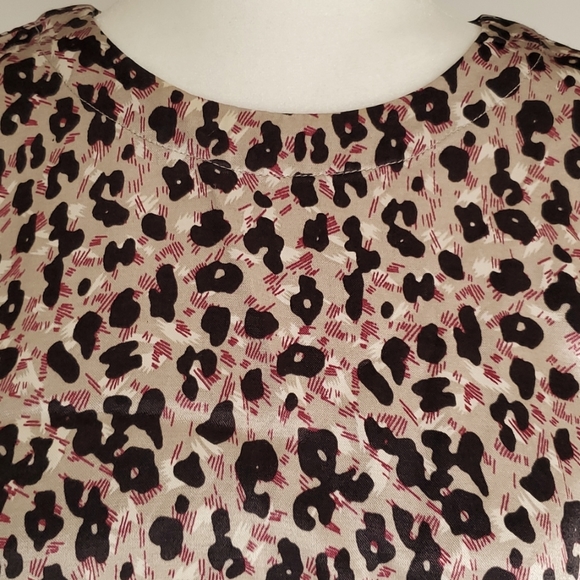ZARA Oversized Animal Print Top - Picture 8 of 10